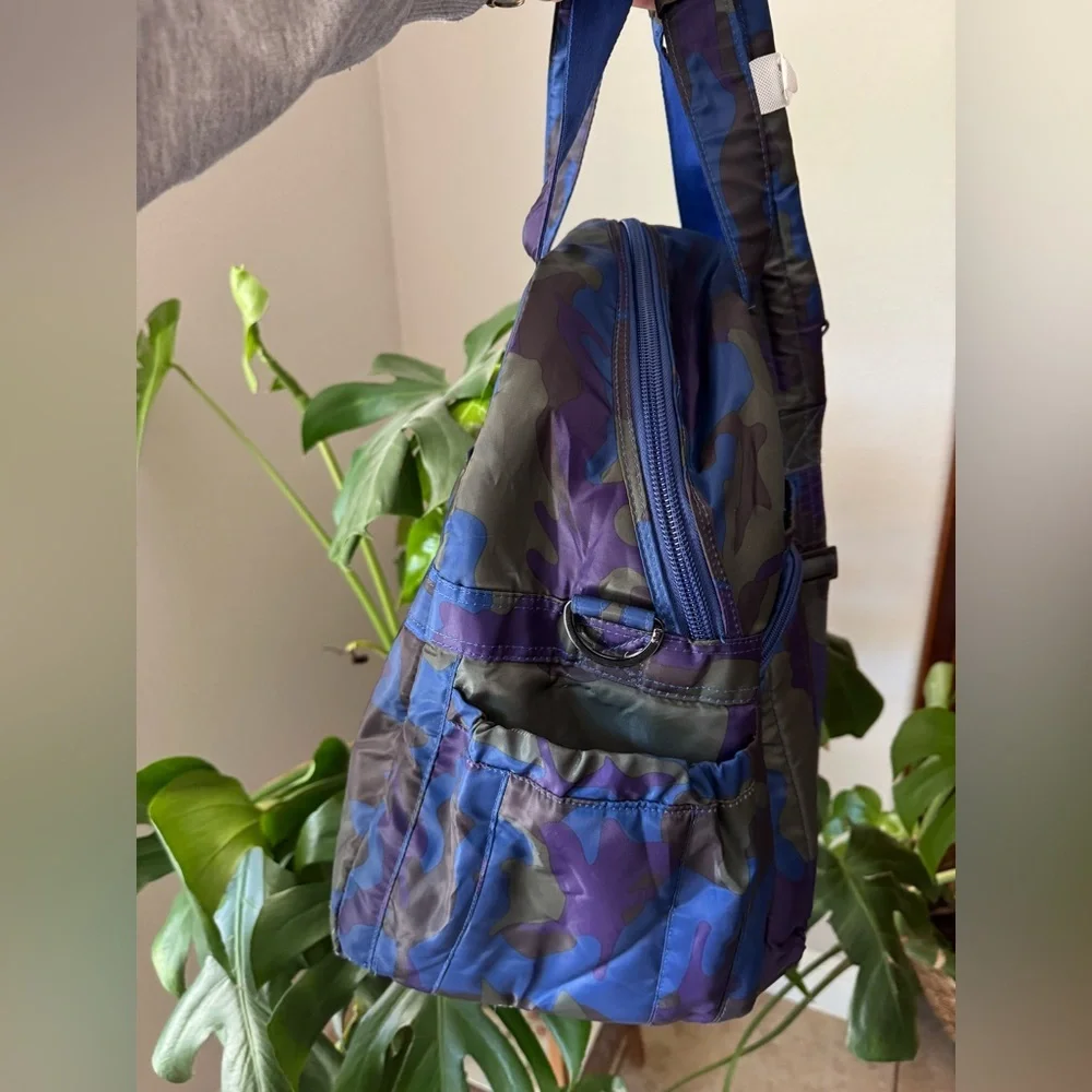 Lug Camouflage Blue and Green Backpack weekender‎ travel bag